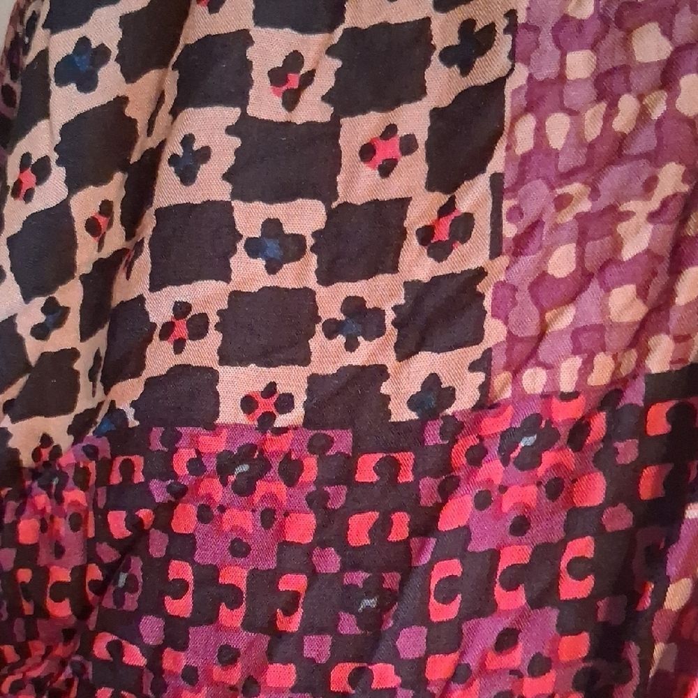 Loft Outlet Multicolor Patchwork Long Kimono M/L - image 2